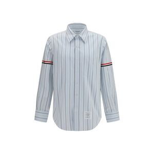 Thom Browne Blue Cotton Dress Men's Shirt